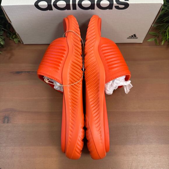 Adidas Miami Alphabounce Slide 2.0 University of Miami Sandals Unisex Size M5 W6 - Picture 6 of 8